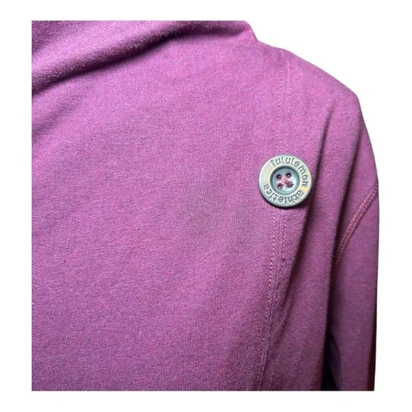 Authentic Lululemon Athletica Restore Wrap, Heathered Red Grape/Purple, Size 6 - Picture 9 of 14